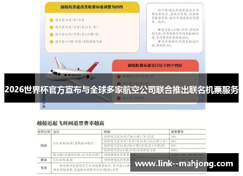 2026世界杯官方宣布与全球多家航空公司联合推出联名机票服务 2026世界杯官方宣布与全球多家航空公司联合推出联名机票服务